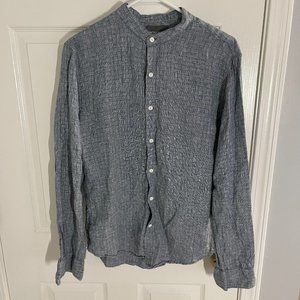 Bonobos banded shirt - Sz M slim fit - 100% Linen